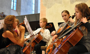 beim Konzert im Franziskaner